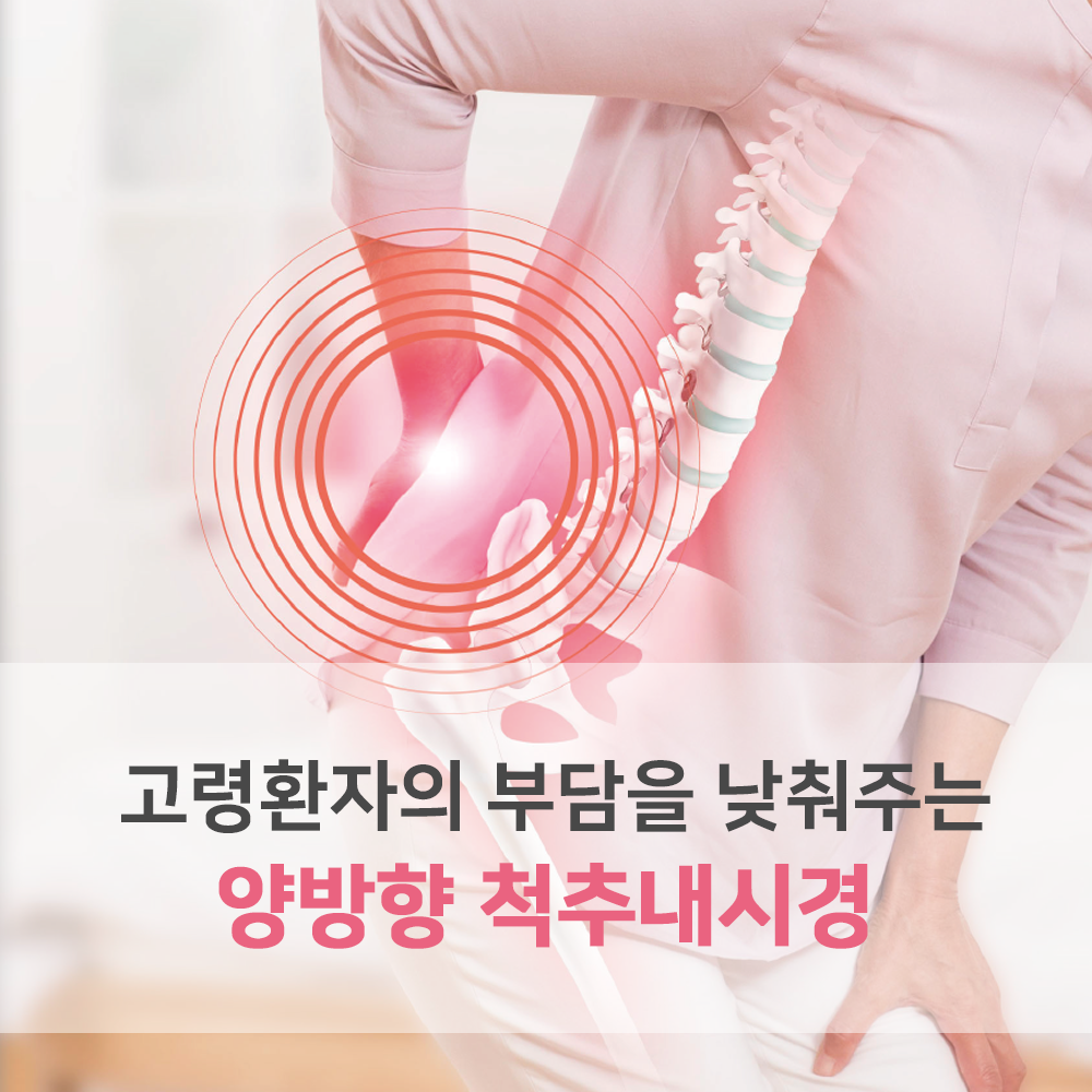 고령환자의 부담을 낮춰주는 양방향 척추내시경 (BESS)